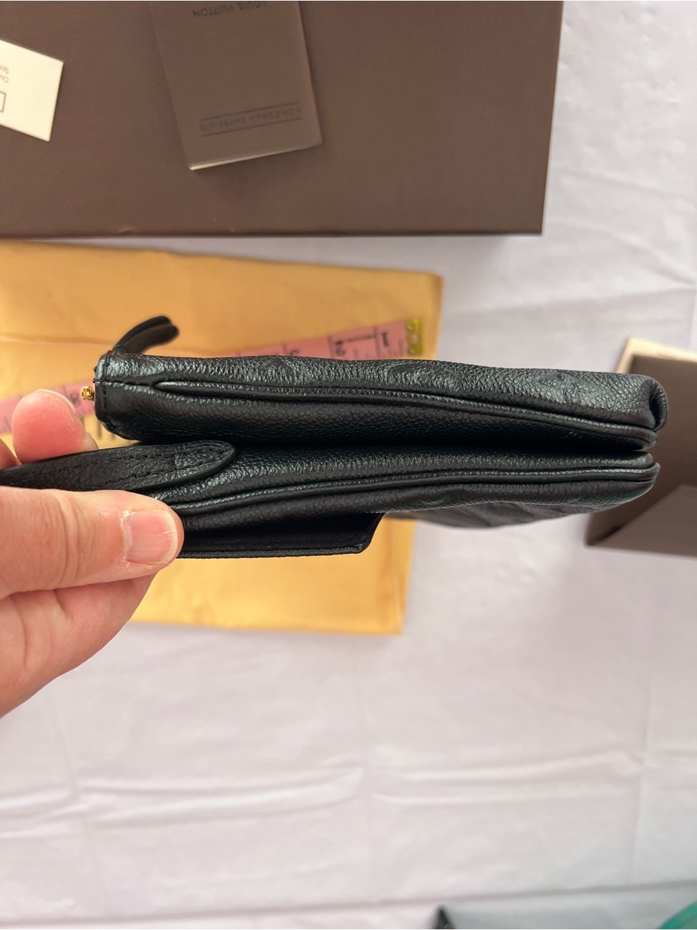 Louis Vuitton Black Monogram Empreinte Crossbody Shoulder Bag - Picture 12 of 16